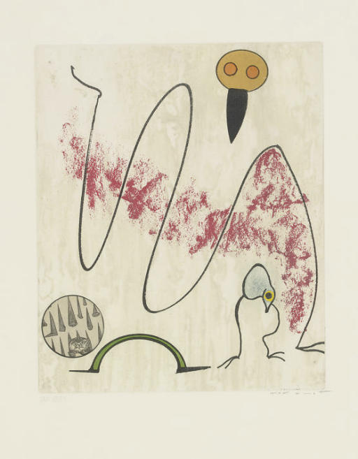 Wikoo.org - موسوعة الفنون الجميلة - اللوحة، العمل الفني Max Ernst - Oiseaux en peril
