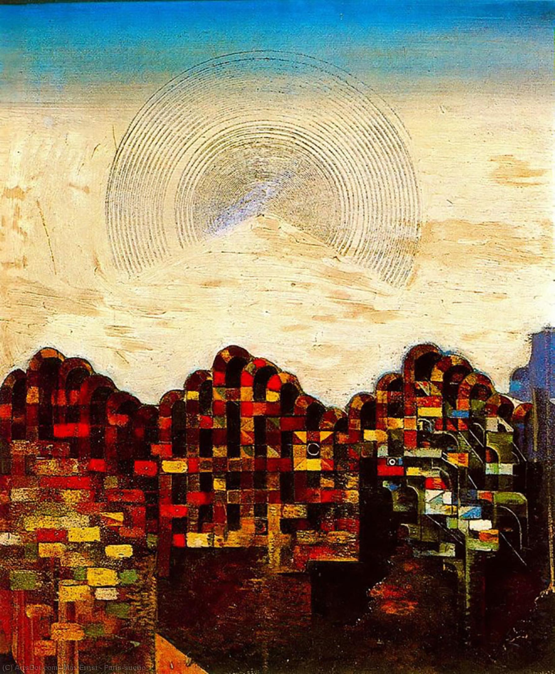 Wikioo.org - The Encyclopedia of Fine Arts - Painting, Artwork by Max Ernst - París-sueño