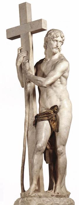 WikiOO.org - Encyclopedia of Fine Arts - Lukisan, Artwork Michelangelo Buonarroti - Christ Carrying the Cross