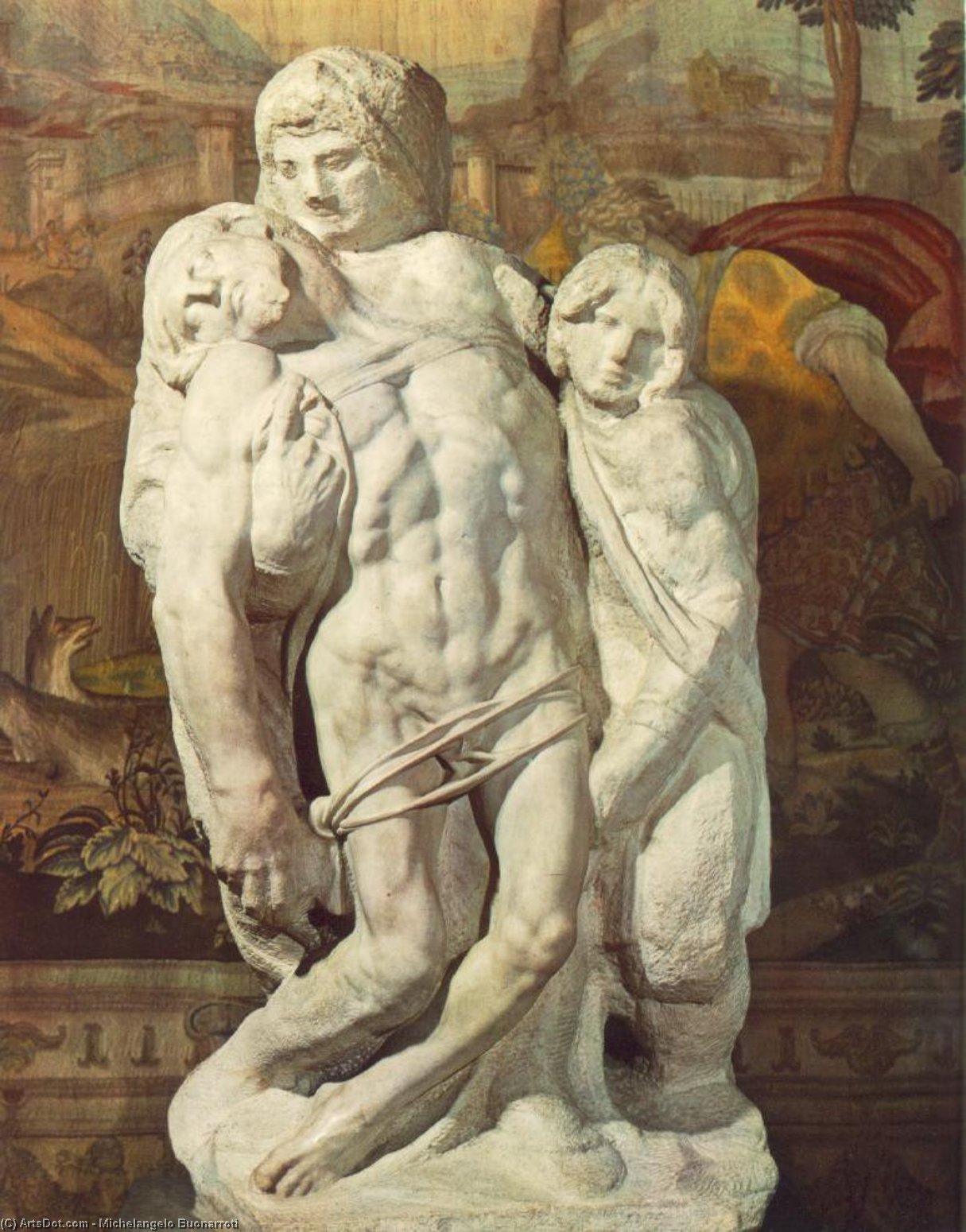 Wikioo.org - Encyklopedia Sztuk Pięknych - Malarstwo, Grafika Michelangelo Buonarroti - Palestrina PietÃ