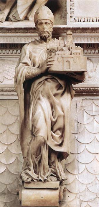 WikiOO.org - Encyclopedia of Fine Arts - Lukisan, Artwork Michelangelo Buonarroti - St Petronius