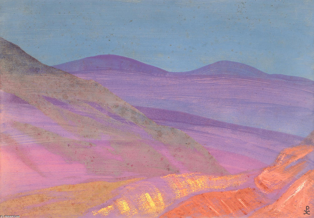 WikiOO.org - אנציקלופדיה לאמנויות יפות - ציור, יצירות אמנות Nicholas Roerich - Album leaf