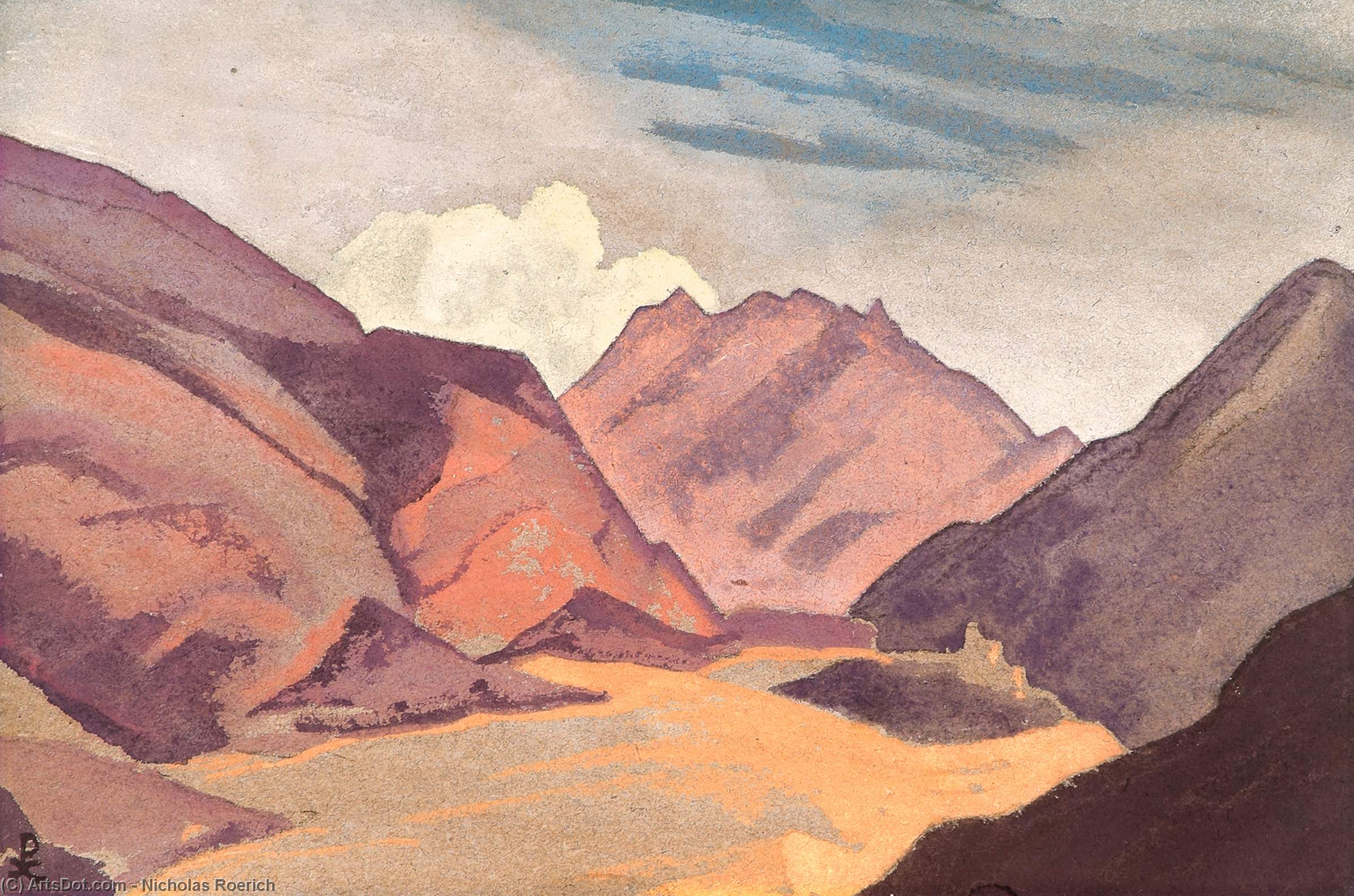 Wikioo.org – L'Encyclopédie des Beaux Arts - Peinture, Oeuvre de Nicholas Roerich - ancienne pskov 1