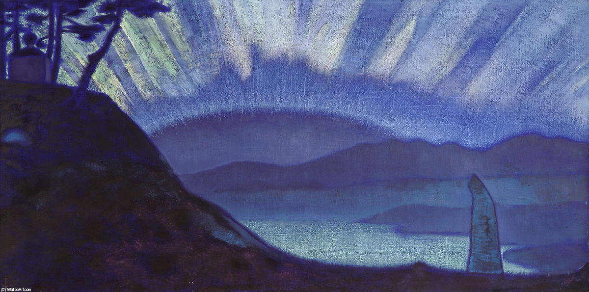 Wikioo.org - The Encyclopedia of Fine Arts - Painting, Artwork by Nicholas Roerich - Bridge of Glory