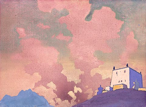 Wikioo.org - The Encyclopedia of Fine Arts - Painting, Artwork by Nicholas Roerich - Gompa
