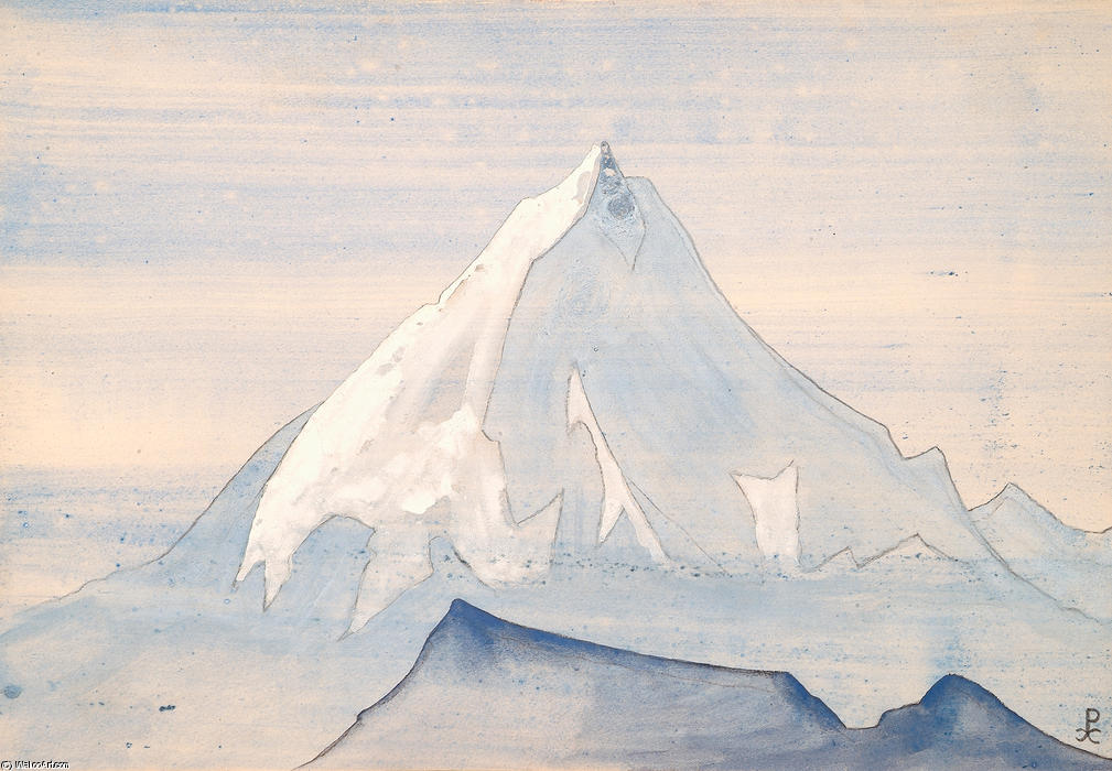 WikiOO.org - Encyclopedia of Fine Arts - Målning, konstverk Nicholas Roerich - Himalayas 5