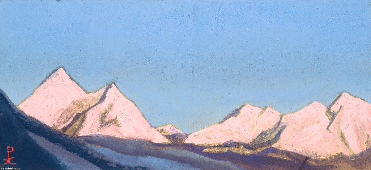 Wikioo.org - The Encyclopedia of Fine Arts - Painting, Artwork by Nicholas Roerich - Himalayas 8