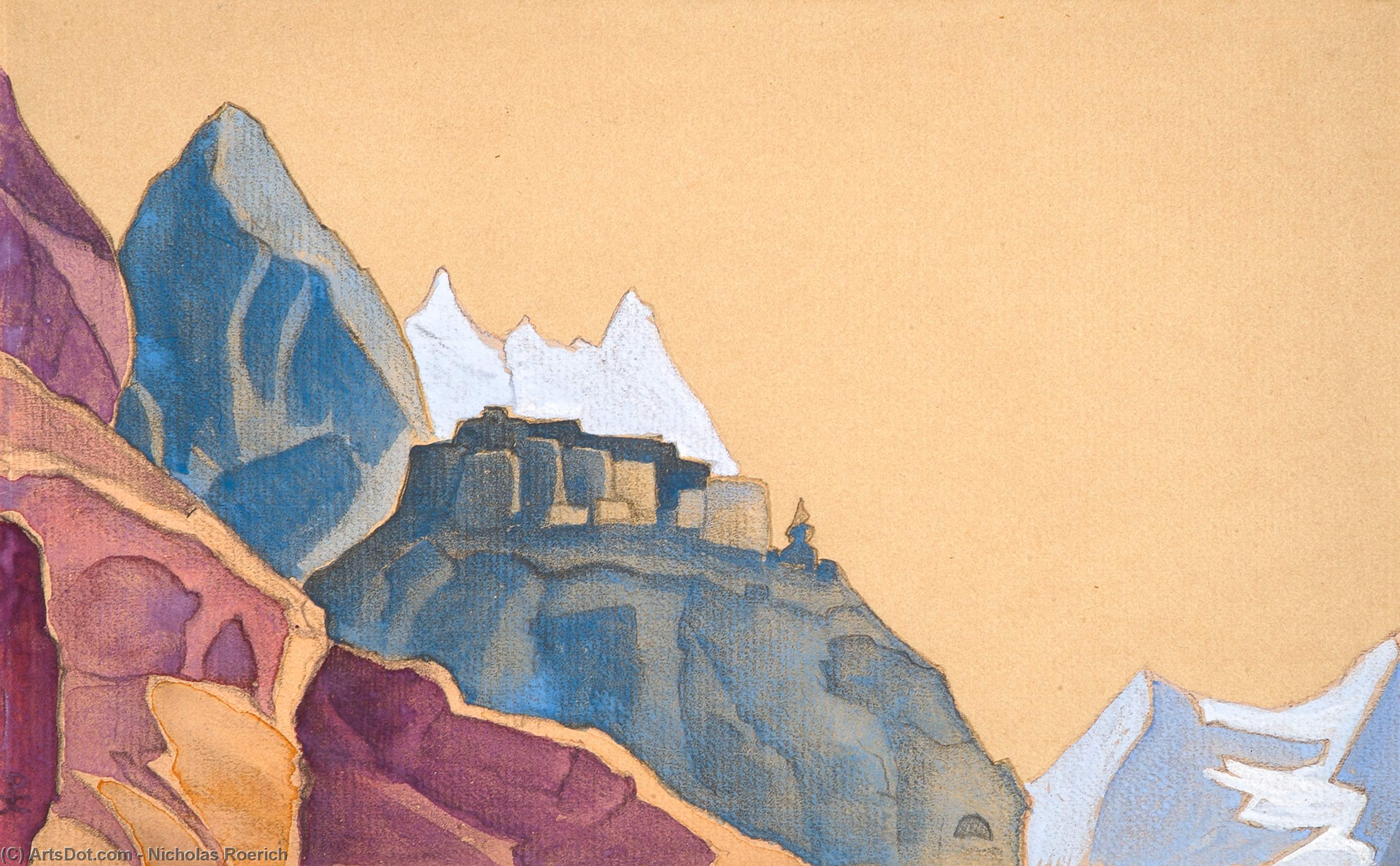 WikiOO.org - Encyclopedia of Fine Arts - Malba, Artwork Nicholas Roerich - Kardang 1