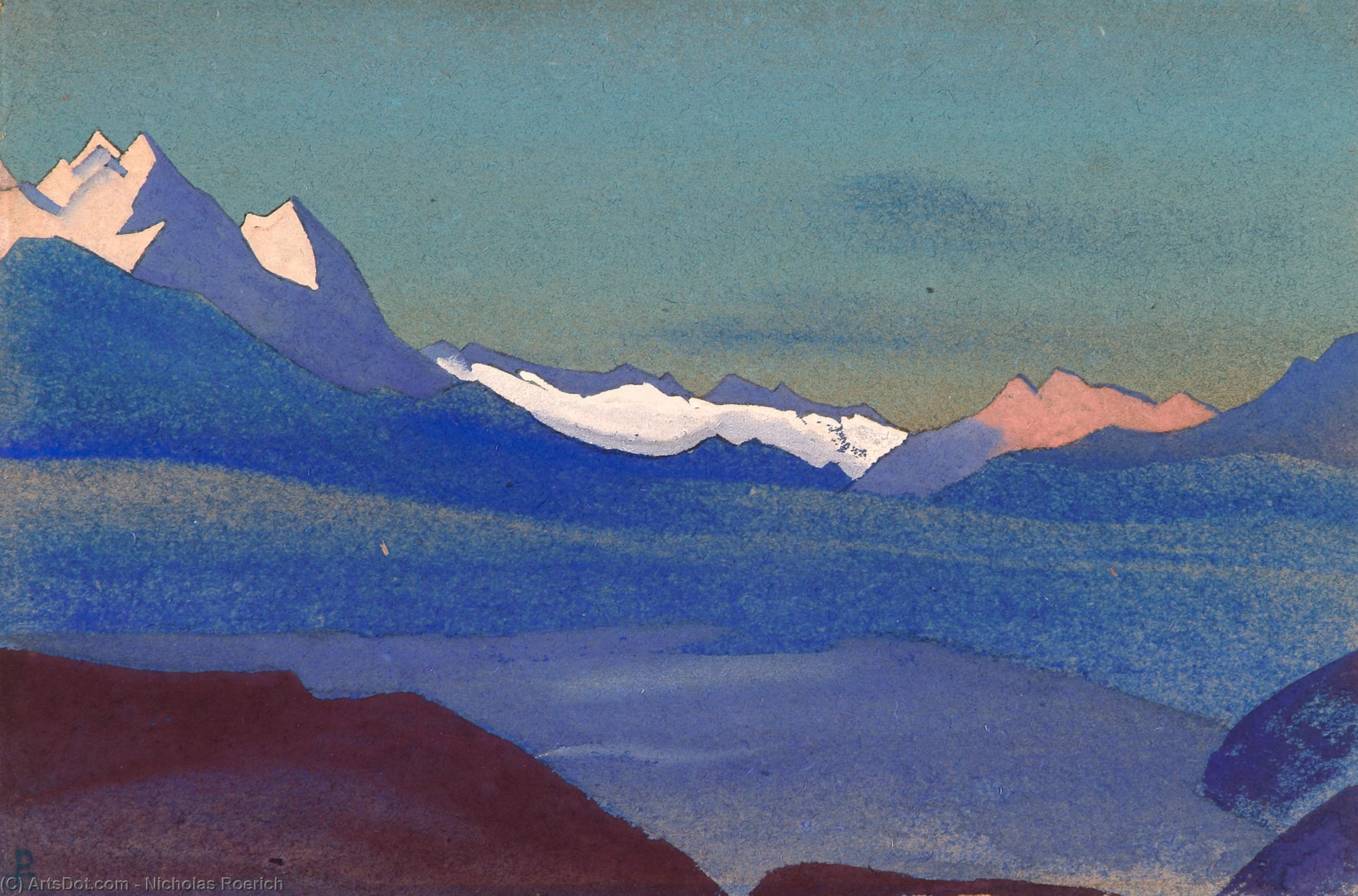 WikiOO.org - Encyclopedia of Fine Arts - Maľba, Artwork Nicholas Roerich - Kashmir