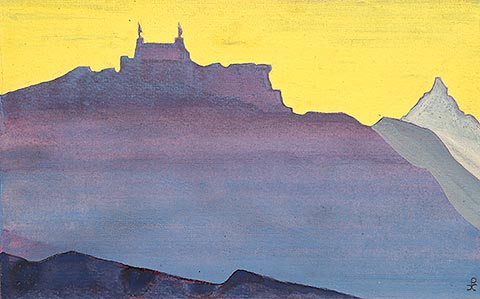 Wikioo.org - The Encyclopedia of Fine Arts - Painting, Artwork by Nicholas Roerich - Sissu. Study for a painting