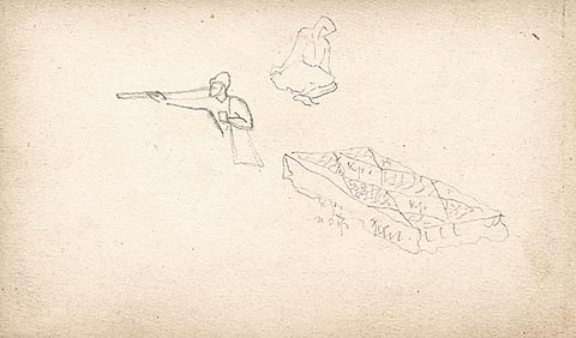 WikiOO.org - Enciklopedija likovnih umjetnosti - Slikarstvo, umjetnička djela Nicholas Roerich - Sketch for Rimsky-Korsakov's opera ''The Tale of Tsar Saltan'' 3