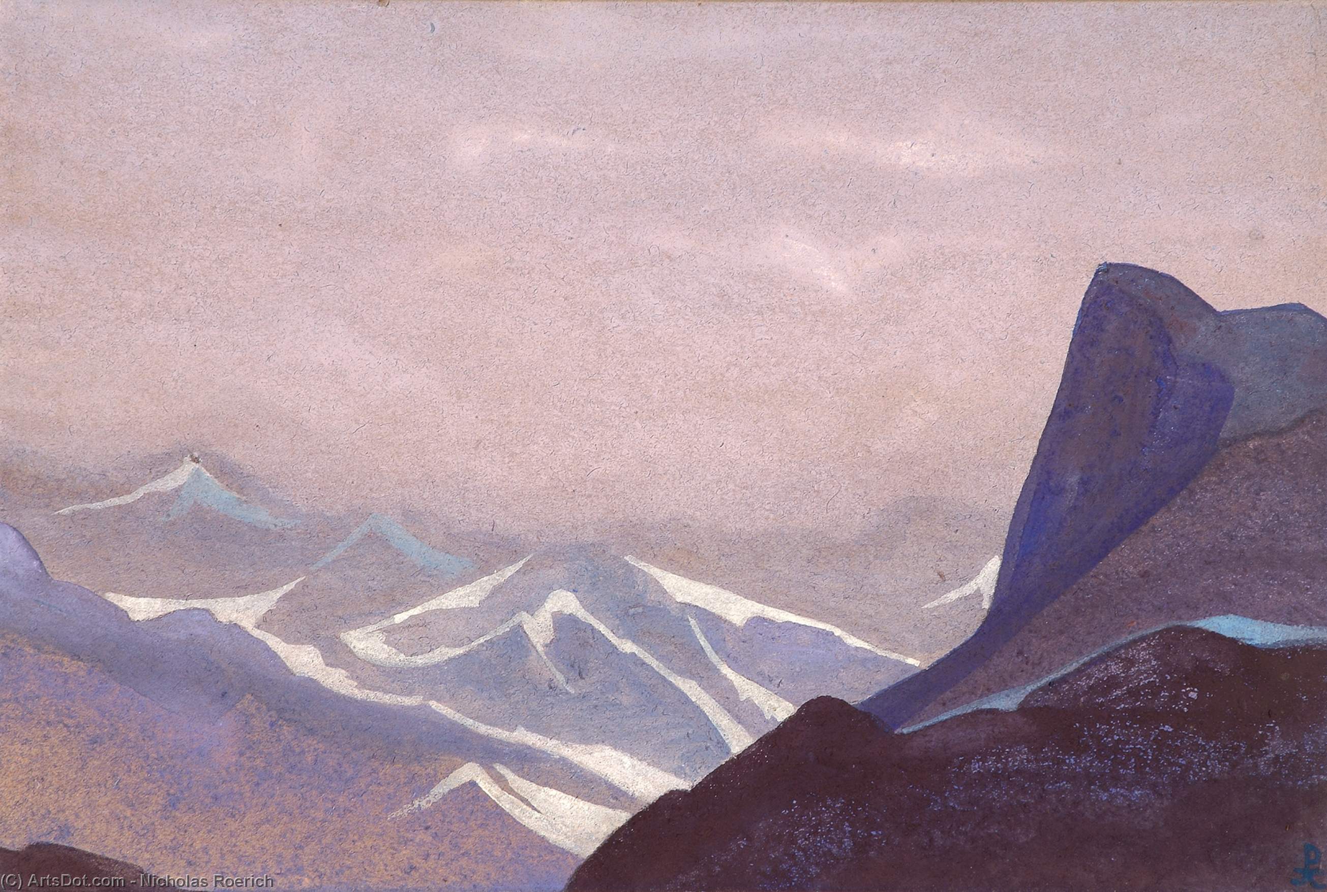 WikiOO.org - دایره المعارف هنرهای زیبا - نقاشی، آثار هنری Nicholas Roerich - Suget Pass