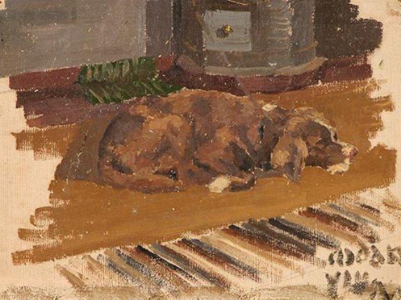 Wikioo.org - Encyklopedia Sztuk Pięknych - Malarstwo, Grafika Nicholas Roerich - The Dog