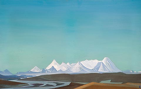 Wikioo.org - The Encyclopedia of Fine Arts - Painting, Artwork by Nicholas Roerich - The Greatest and Holiest of Tangla