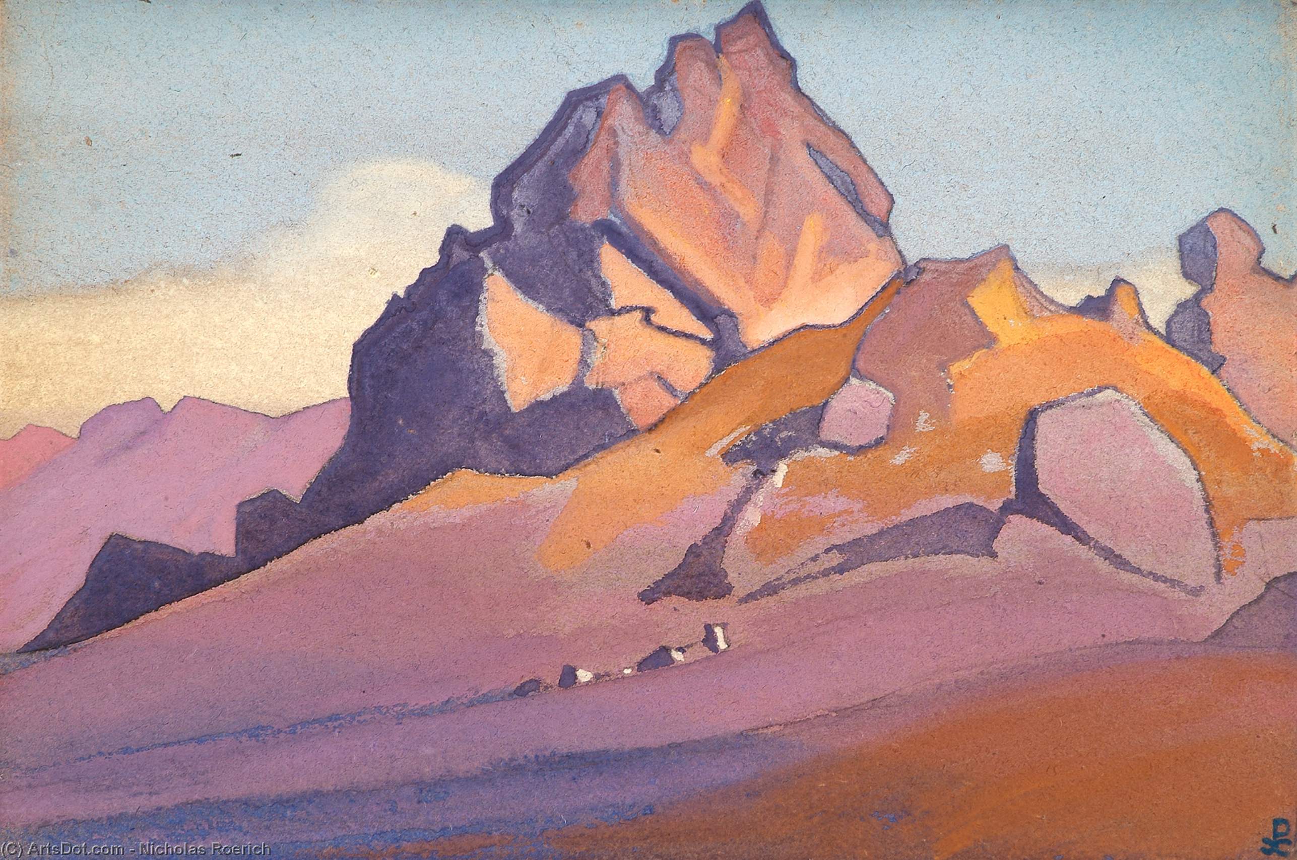 WikiOO.org - Enciklopedija likovnih umjetnosti - Slikarstvo, umjetnička djela Nicholas Roerich - Timur Khada
