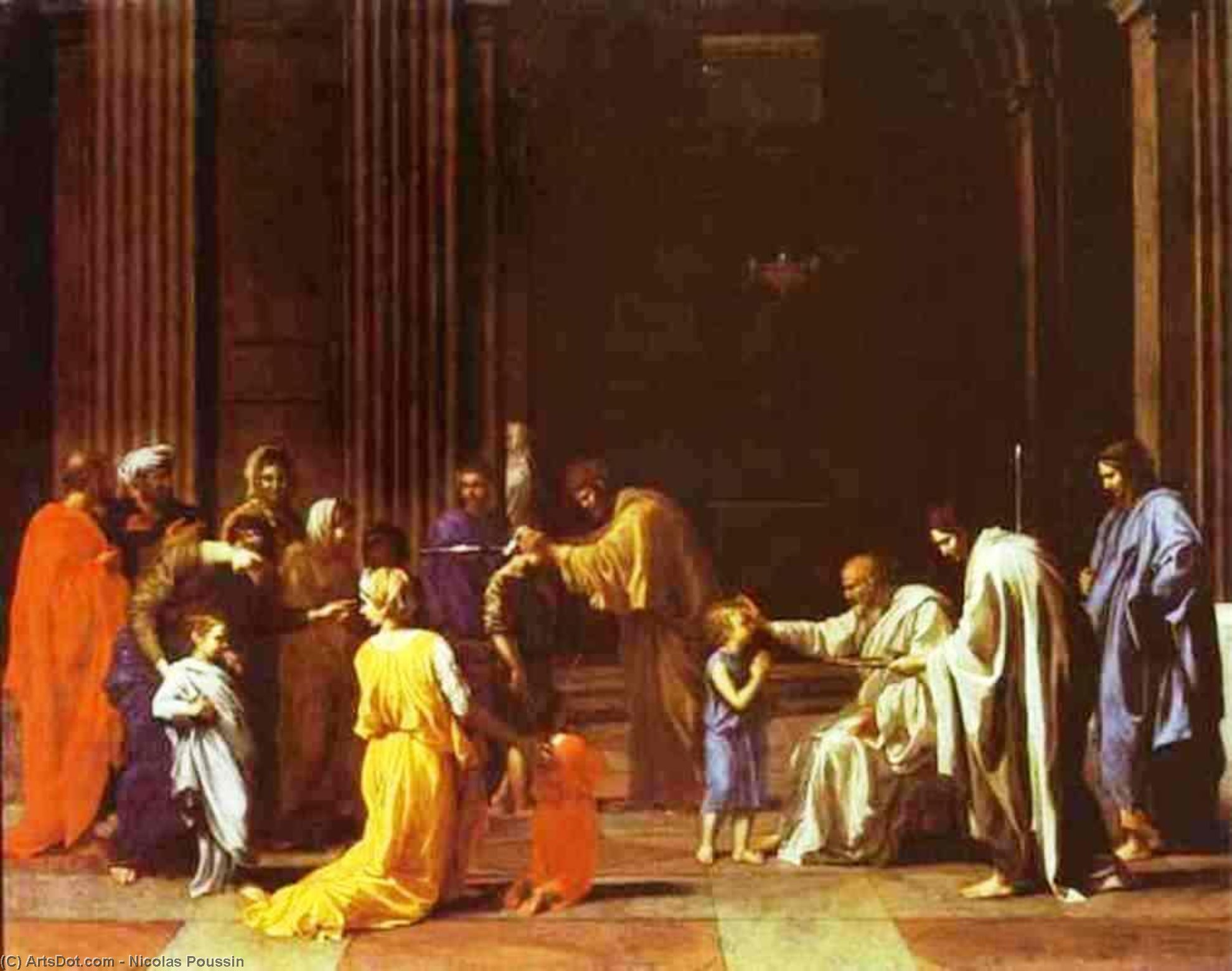 Wikioo.org - The Encyclopedia of Fine Arts - Painting, Artwork by Nicolas Poussin - The Confirmation