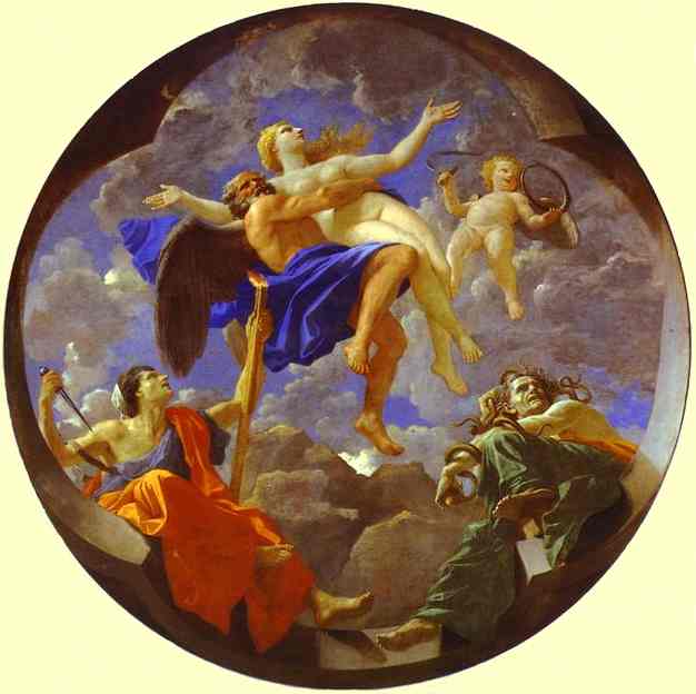 Wikioo.org - สารานุกรมวิจิตรศิลป์ - จิตรกรรม Nicolas Poussin - Time Revealing Truth with Envy and Discord
