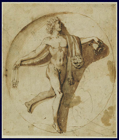 WikiOO.org - Енциклопедія образотворчого мистецтва - Живопис, Картини
 Nicolas Poussin - Votary of Bacchus