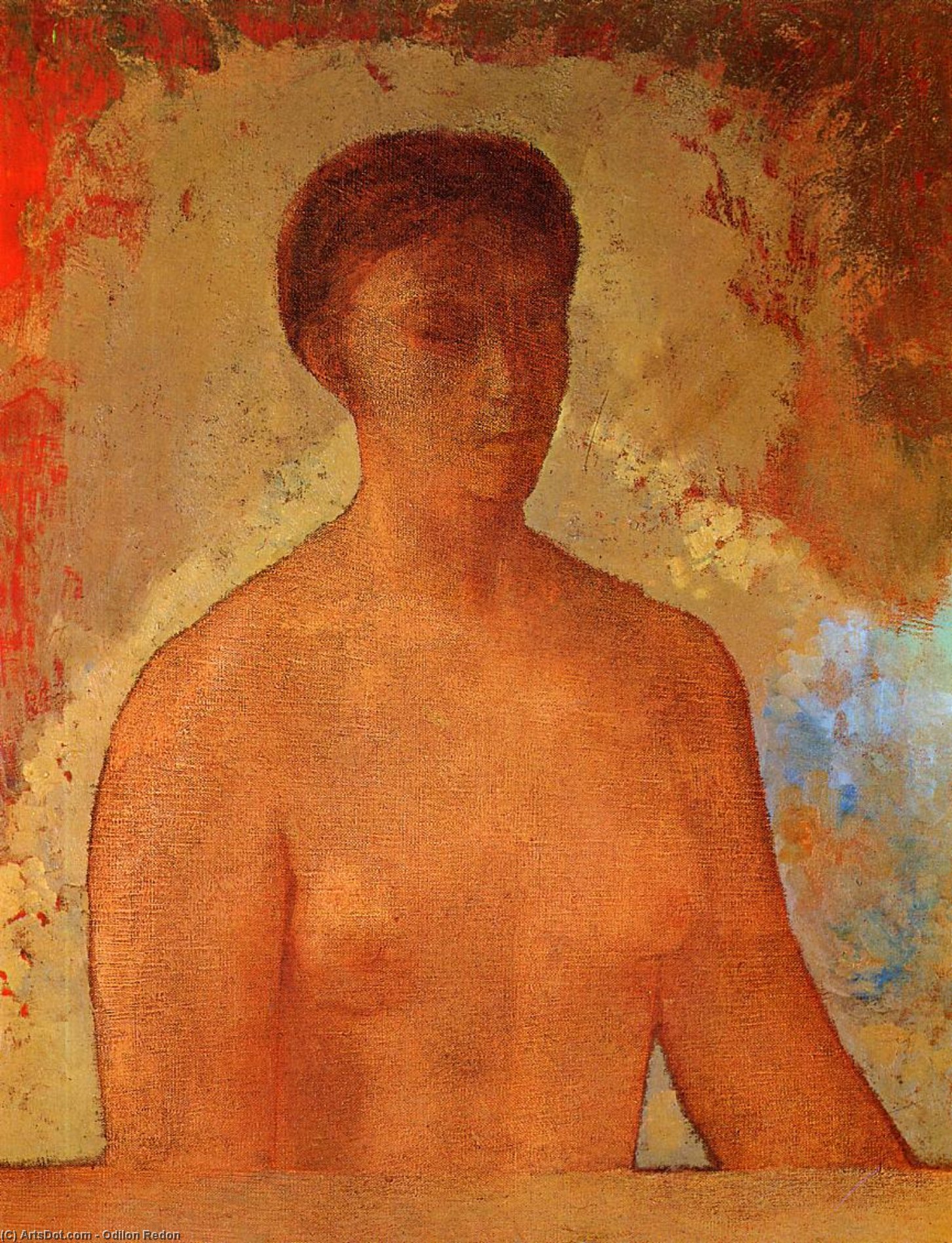 WikiOO.org - אנציקלופדיה לאמנויות יפות - ציור, יצירות אמנות Odilon Redon - Eve