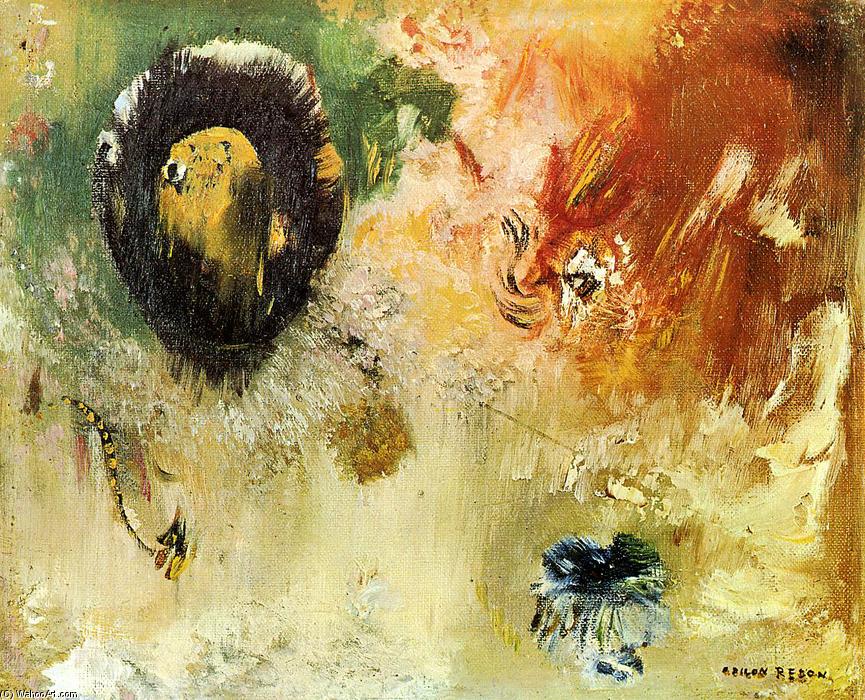 Wikioo.org - The Encyclopedia of Fine Arts - Painting, Artwork by Odilon Redon - Fantastical