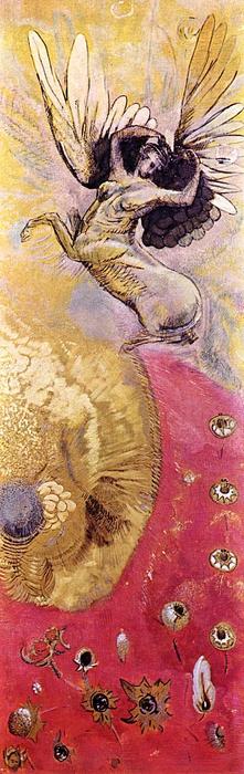 Wikioo.org - The Encyclopedia of Fine Arts - Painting, Artwork by Odilon Redon - Pegasus 1