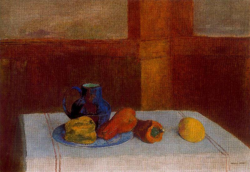 Wikioo.org - The Encyclopedia of Fine Arts - Painting, Artwork by Odilon Redon - Still-life