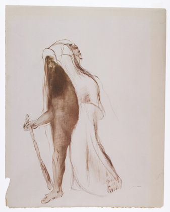 Wikioo.org - Encyklopedia Sztuk Pięknych - Malarstwo, Grafika Odilon Redon - The Giant