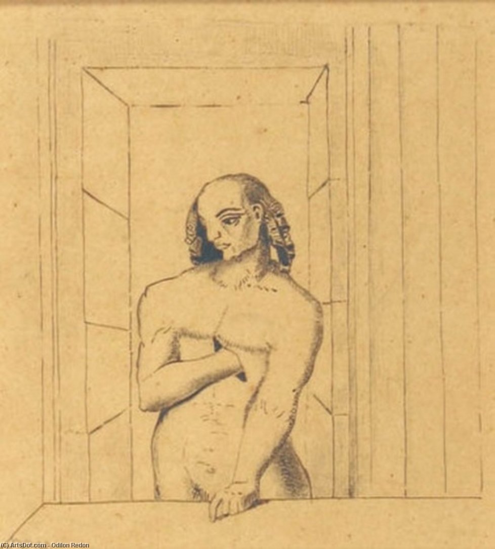 WikiOO.org - Encyclopedia of Fine Arts - Malba, Artwork Odilon Redon - The Heart Has Its Reasons