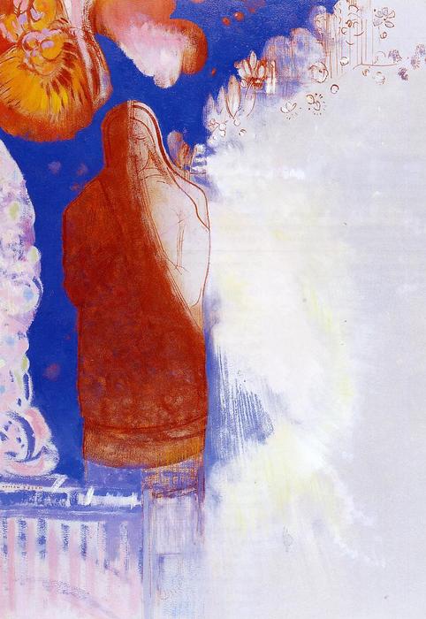 WikiOO.org - دایره المعارف هنرهای زیبا - نقاشی، آثار هنری Odilon Redon - The Saint