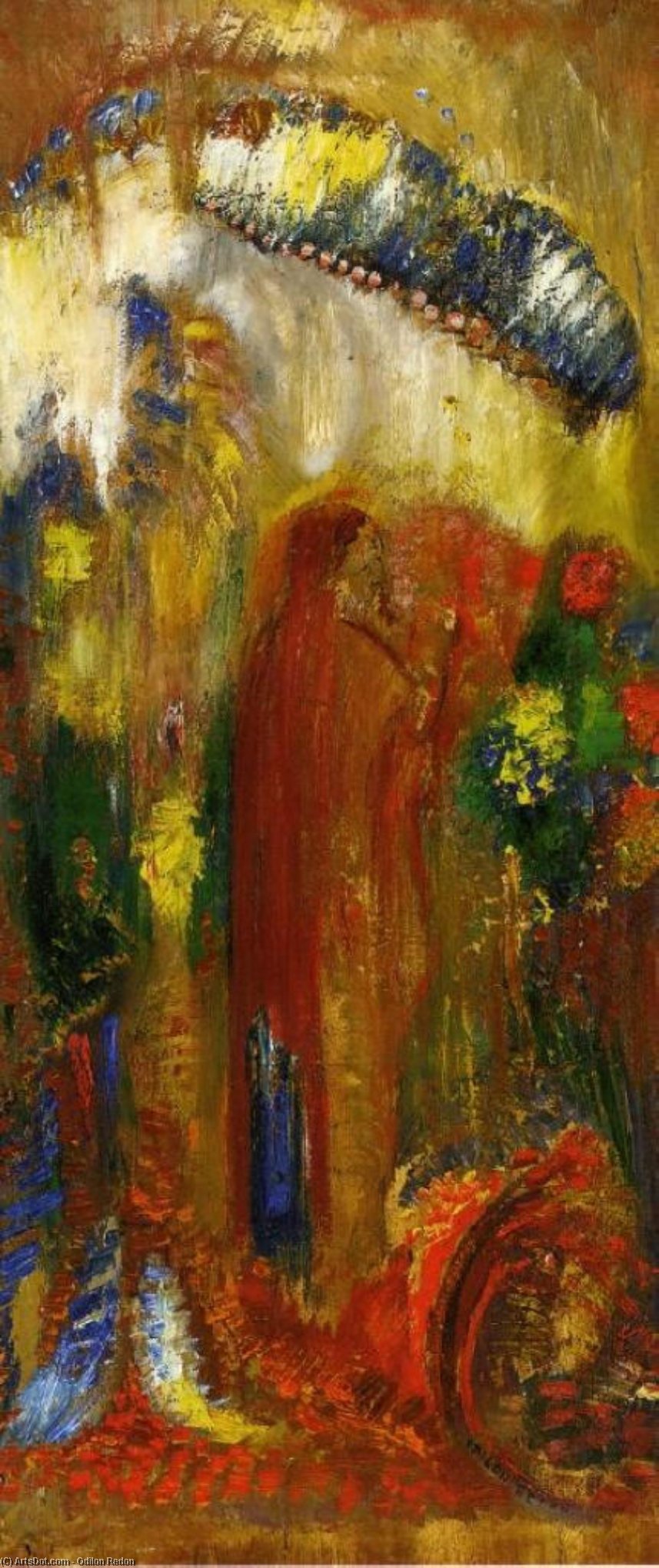 Wikioo.org - The Encyclopedia of Fine Arts - Painting, Artwork by Odilon Redon - The Sermon