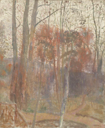 Wikioo.org – La Enciclopedia de las Bellas Artes - Pintura, Obras de arte de Odilon Redon - Árboles en Bièvres
