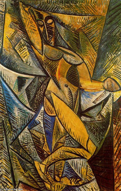 WikiOO.org - Encyclopedia of Fine Arts - Malba, Artwork Pablo Picasso - Bailarina con velos