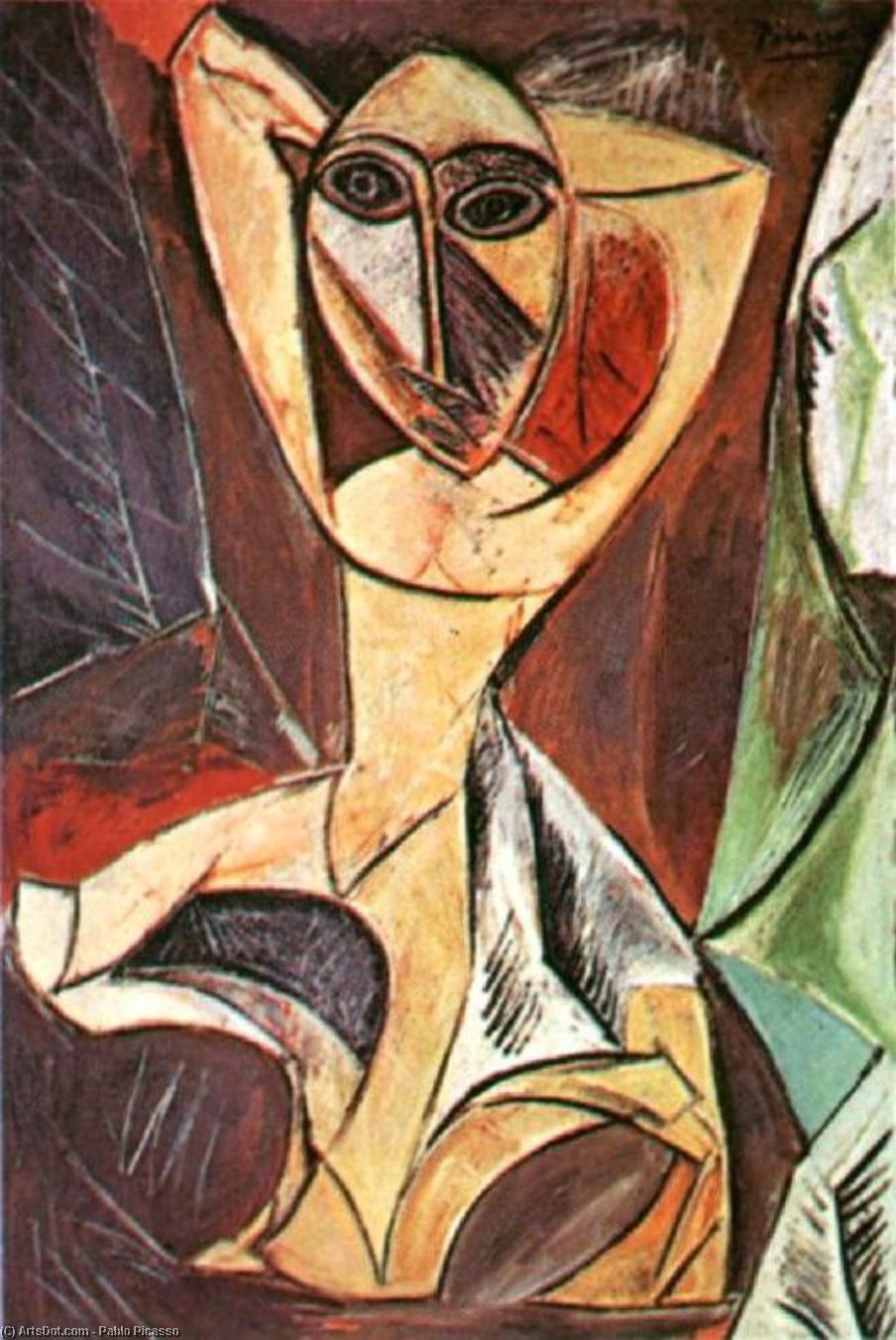 Wikioo.org – La Enciclopedia de las Bellas Artes - Pintura, Obras de arte de Pablo Picasso - Ballerine