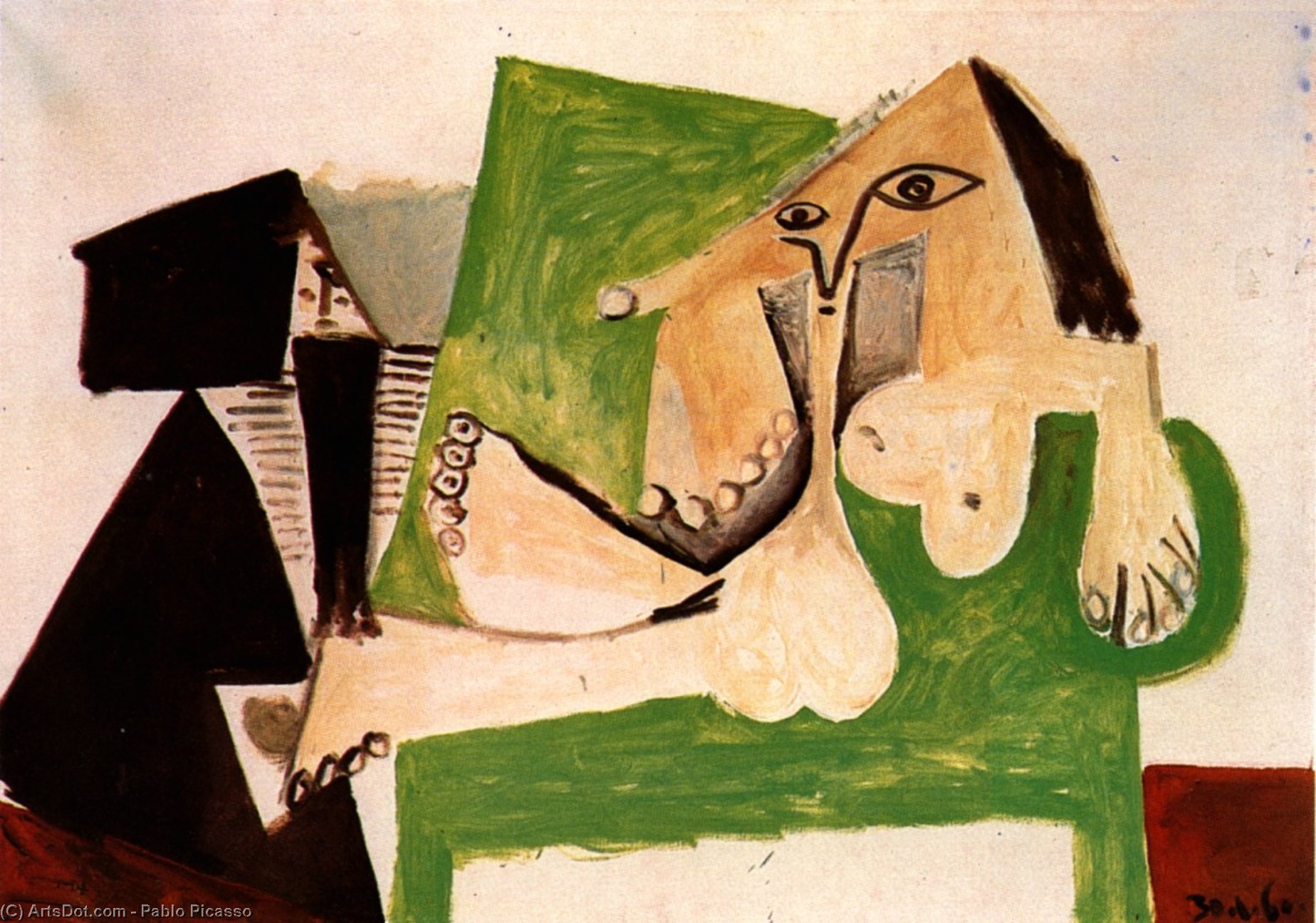 Wikioo.org – L'Encyclopédie des Beaux Arts - Peinture, Oeuvre de Pablo Picasso - Betsabé