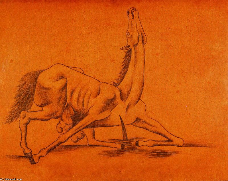Wikioo.org – La Enciclopedia de las Bellas Artes - Pintura, Obras de arte de Pablo Picasso - Destripado caballo