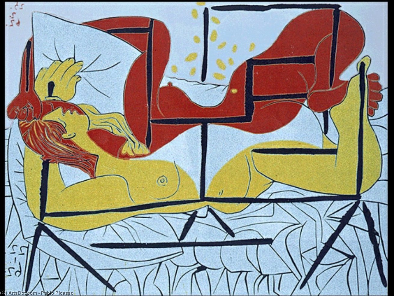 WikiOO.org - Encyclopedia of Fine Arts - Maľba, Artwork Pablo Picasso - Danae