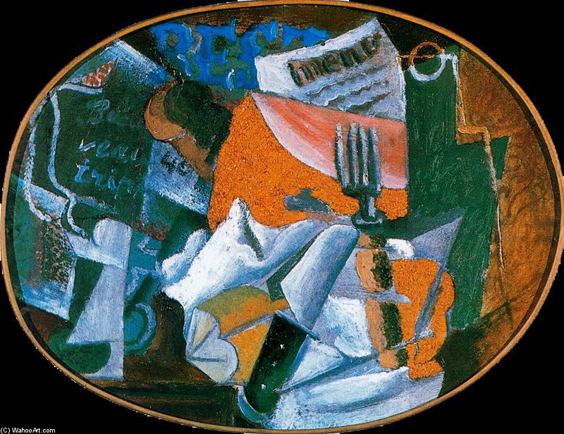 Wikioo.org - The Encyclopedia of Fine Arts - Painting, Artwork by Pablo Picasso - El merendero (El jamón)