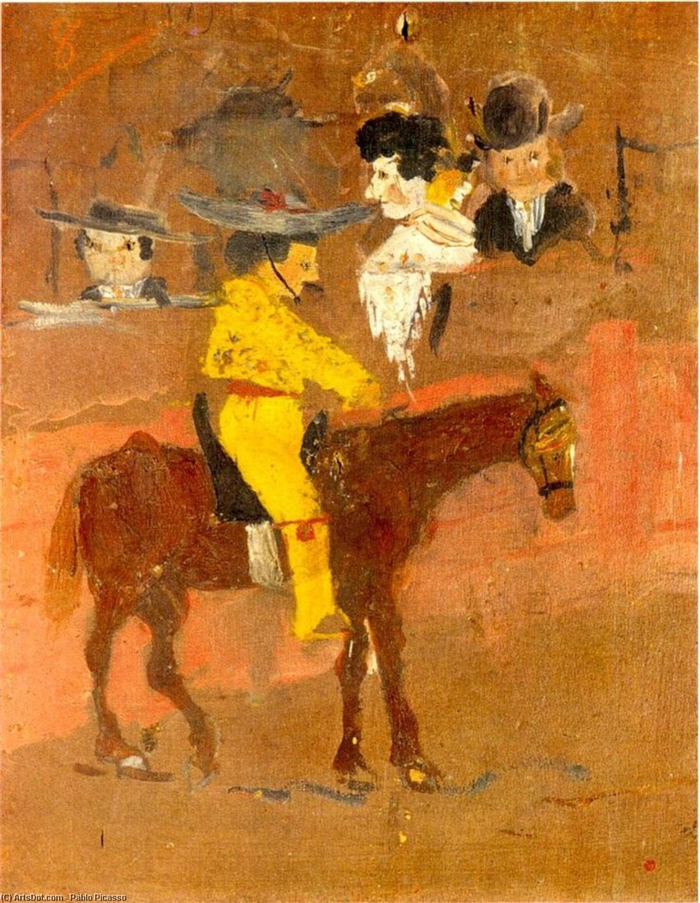 WikiOO.org - Encyclopedia of Fine Arts - Maľba, Artwork Pablo Picasso - El picador