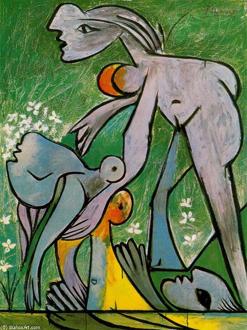 WikiOO.org - Encyclopedia of Fine Arts - Maleri, Artwork Pablo Picasso - El salvamento