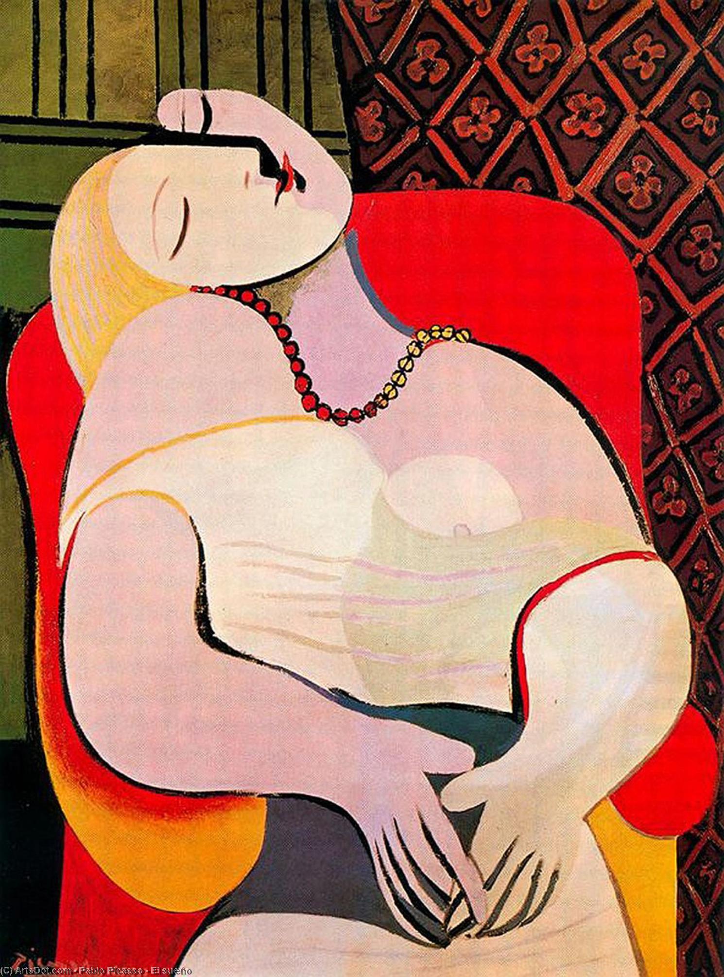 WikiOO.org - Encyclopedia of Fine Arts - Maleri, Artwork Pablo Picasso - El sueño