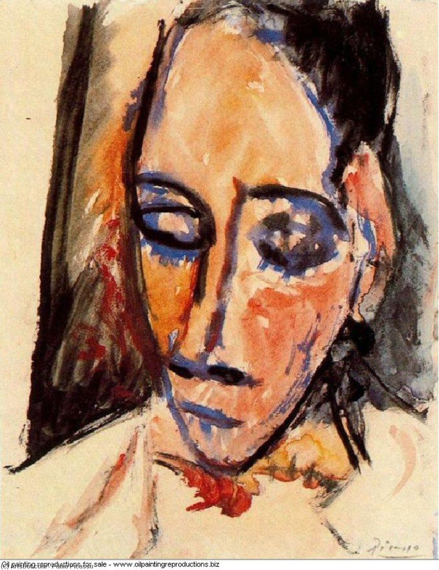 Wikioo.org - The Encyclopedia of Fine Arts - Painting, Artwork by Pablo Picasso - Head of a man 3