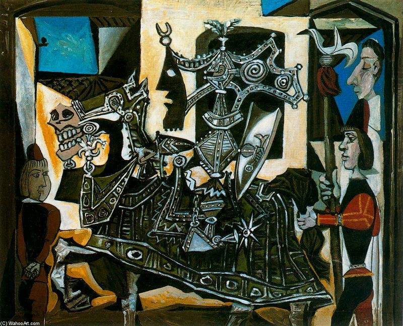 Wikioo.org - The Encyclopedia of Fine Arts - Painting, Artwork by Pablo Picasso - Juegos de pajes