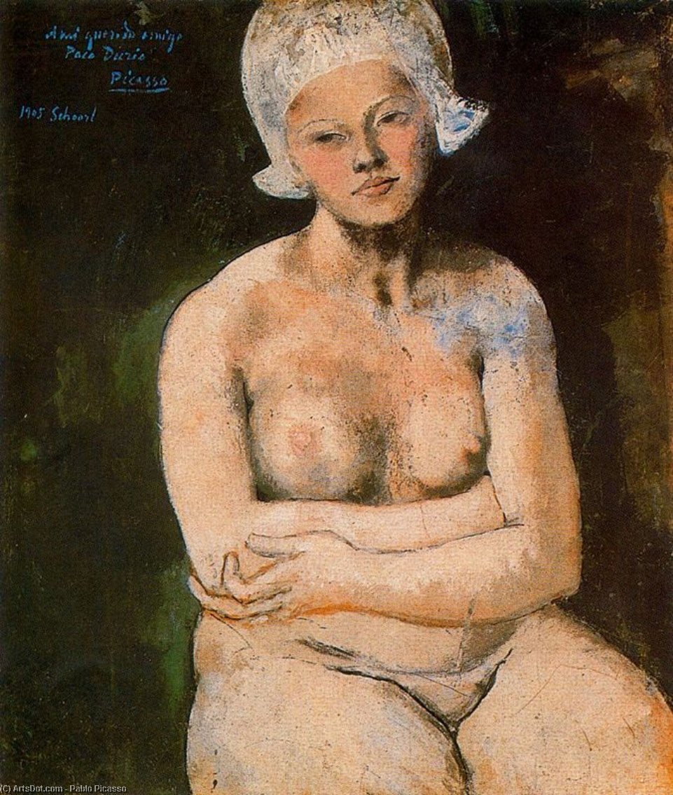 Wikioo.org - The Encyclopedia of Fine Arts - Painting, Artwork by Pablo Picasso - La bella Holandesa