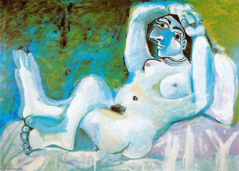 Wikioo.org - The Encyclopedia of Fine Arts - Painting, Artwork by Pablo Picasso - Large nude