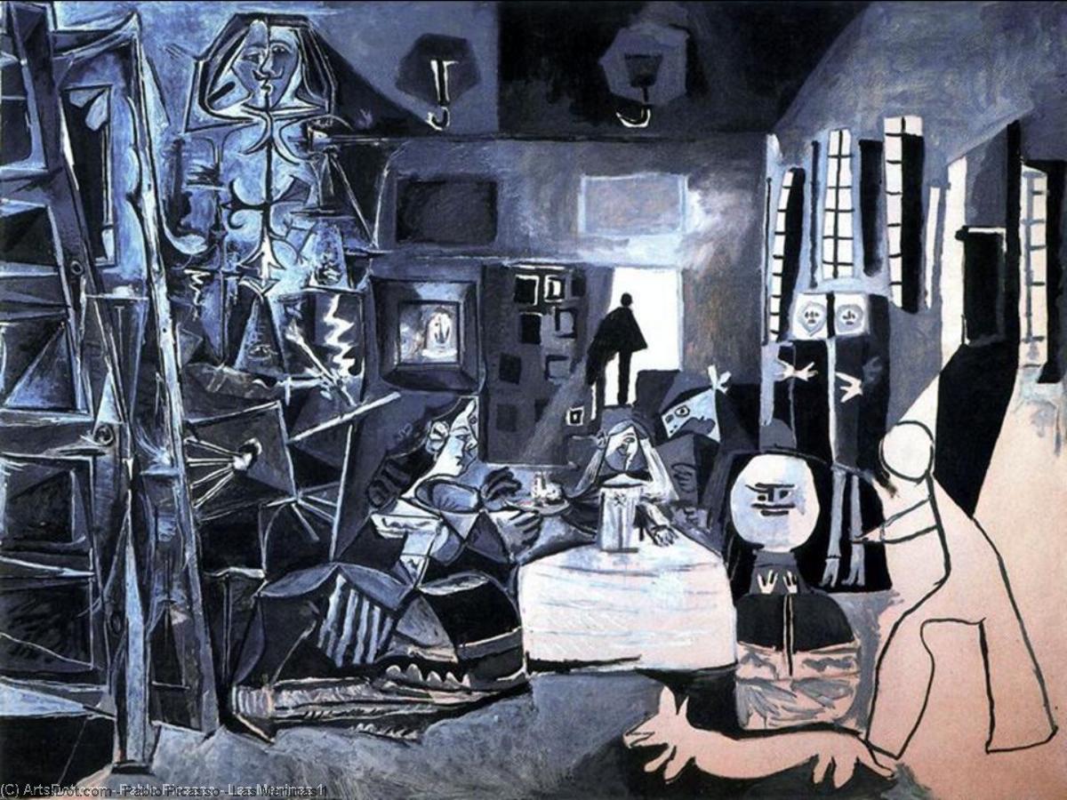 WikiOO.org - Encyclopedia of Fine Arts - Maľba, Artwork Pablo Picasso - Las Meninas 1