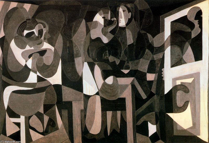 WikiOO.org - Güzel Sanatlar Ansiklopedisi - Resim, Resimler Pablo Picasso - Las Modistas