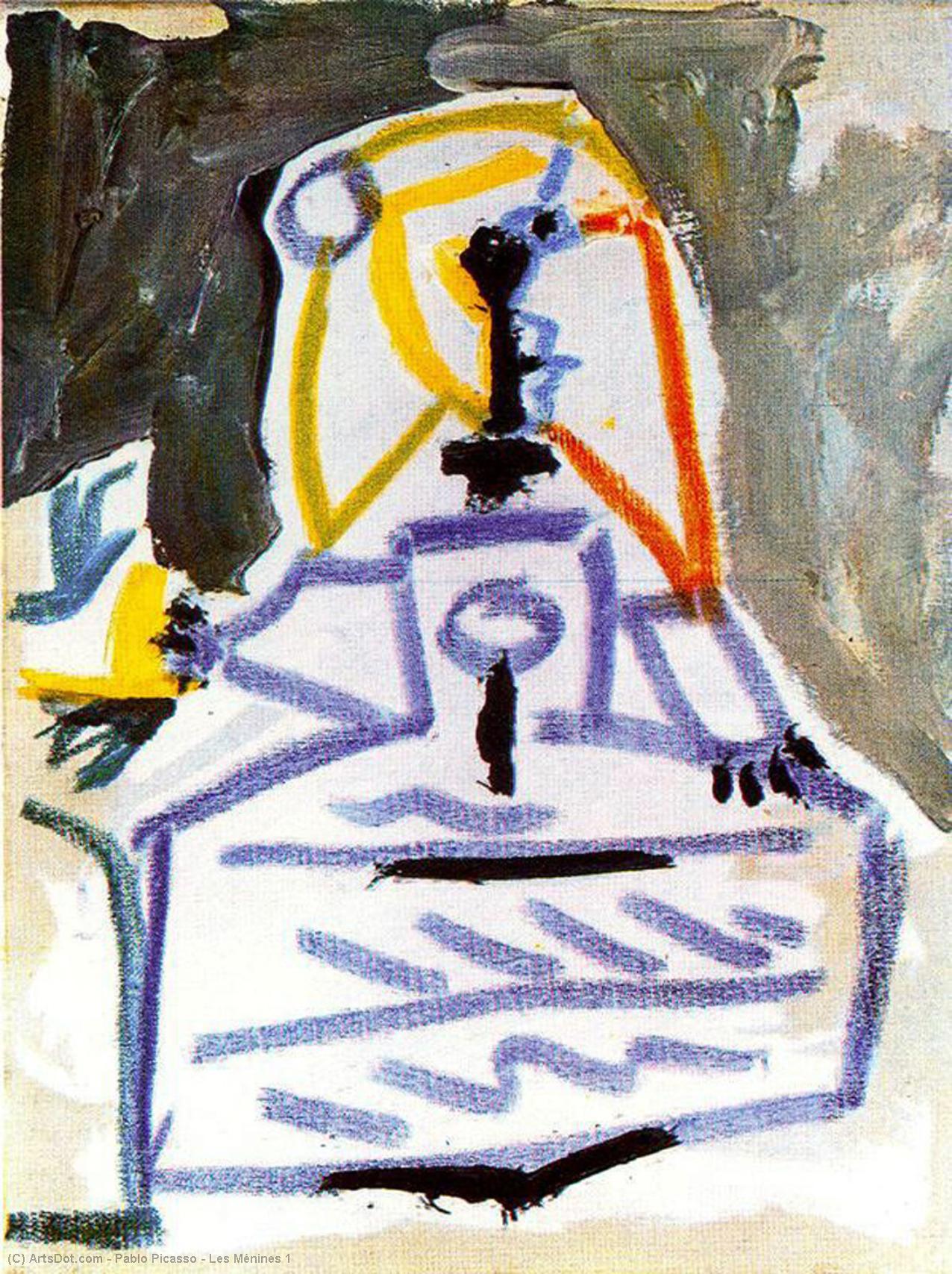 Wikioo.org - Bách khoa toàn thư về mỹ thuật - Vẽ tranh, Tác phẩm nghệ thuật Pablo Picasso - Les Ménines 1