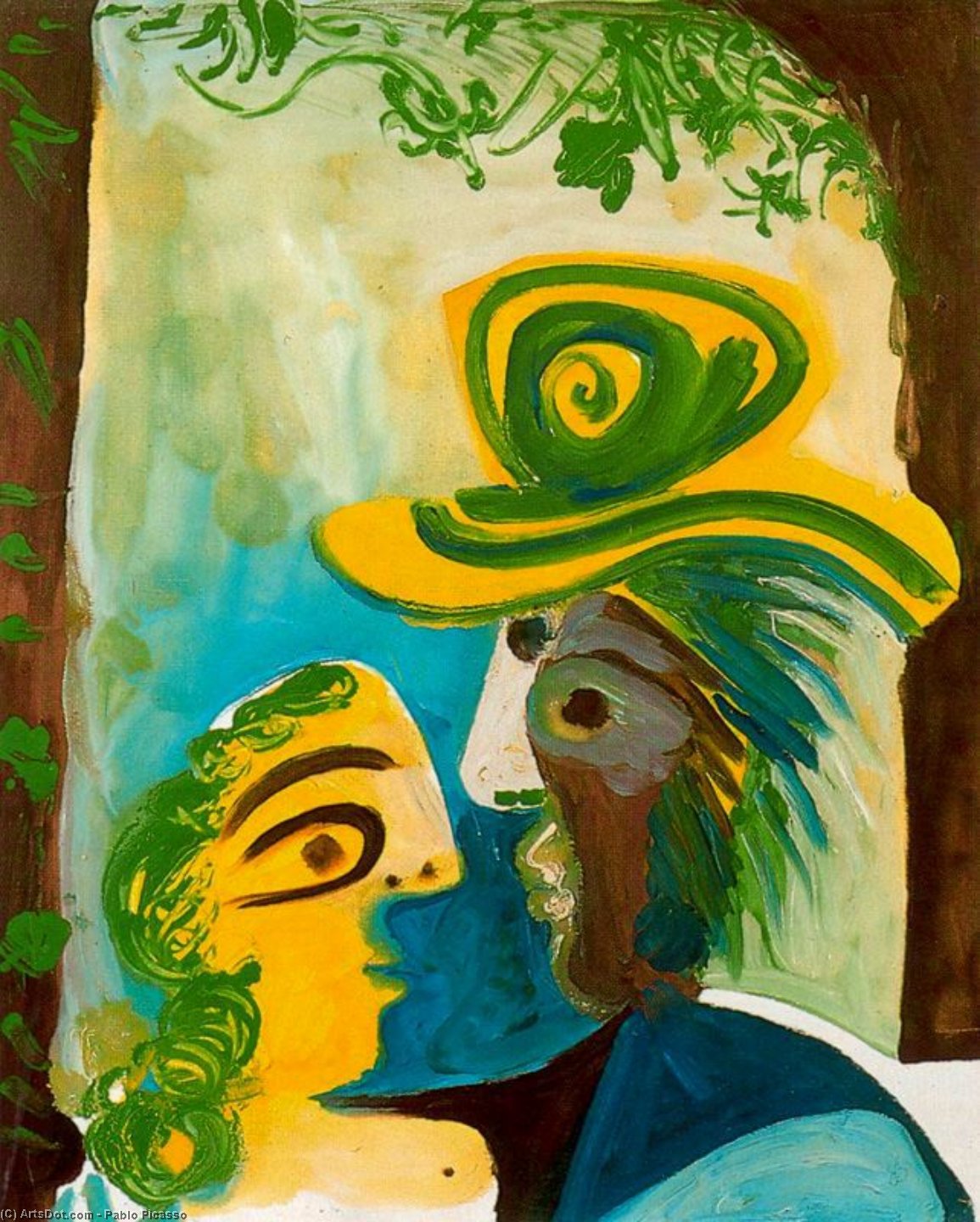 WikiOO.org - 百科事典 - 絵画、アートワーク Pablo Picasso - 男 と 女性 2