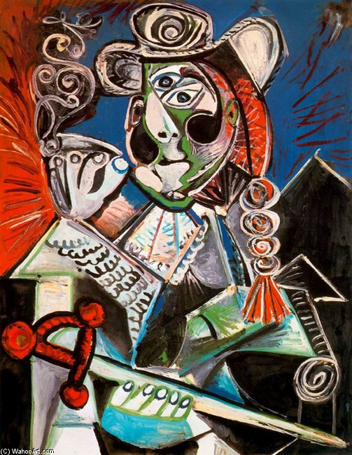 WikiOO.org - Encyclopedia of Fine Arts - Maľba, Artwork Pablo Picasso - Matador
