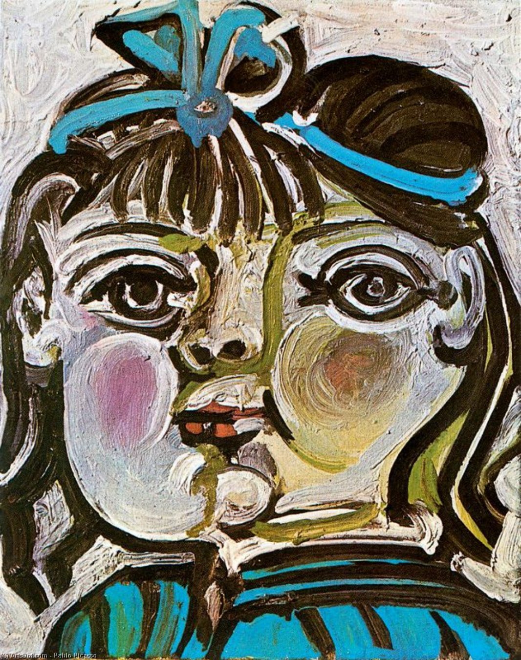 WikiOO.org - Encyclopedia of Fine Arts - Lukisan, Artwork Pablo Picasso - Paloma